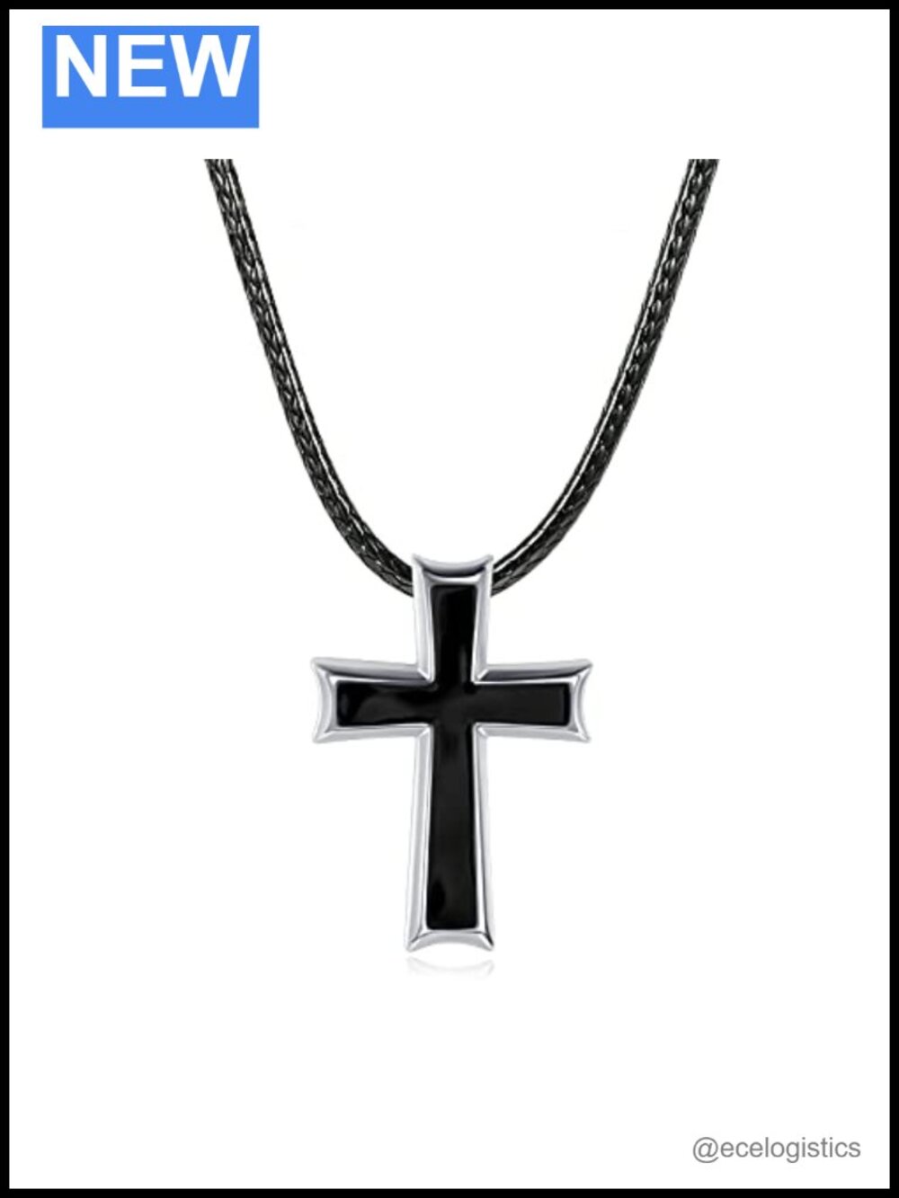 Men's 925 Sterling Silver Cross Urn Necklace 22in Celtic Knot Wing Skull